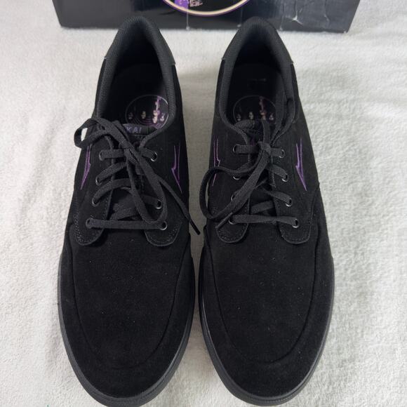 Lakai x Black Sabbath Riley III Black Suede Skate Shoes Mens Size 14 NEW - Picture 14 of 14